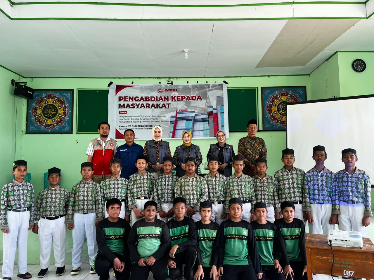 ITB-Nobel-Indonesia-Gelar-PkM-di-Soppeng,-Latih-Santri-Ponpes-Yasrib-Literasi-Digital-dan-Santripreneur
